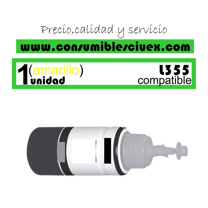 BOTELLA TINTA AMARILLO COMPATIBLE T6644 BOTELLA TINTA AMARILLO COMPATIBLE T6644
