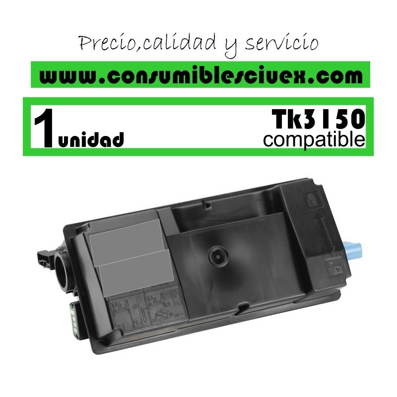 KYOCERA TK3150 TONER NEGRO GENERICO 1T02NX0NL0 KYOCERA TK3150 TONER NEGRO GENERICO 1T02NX0NL0