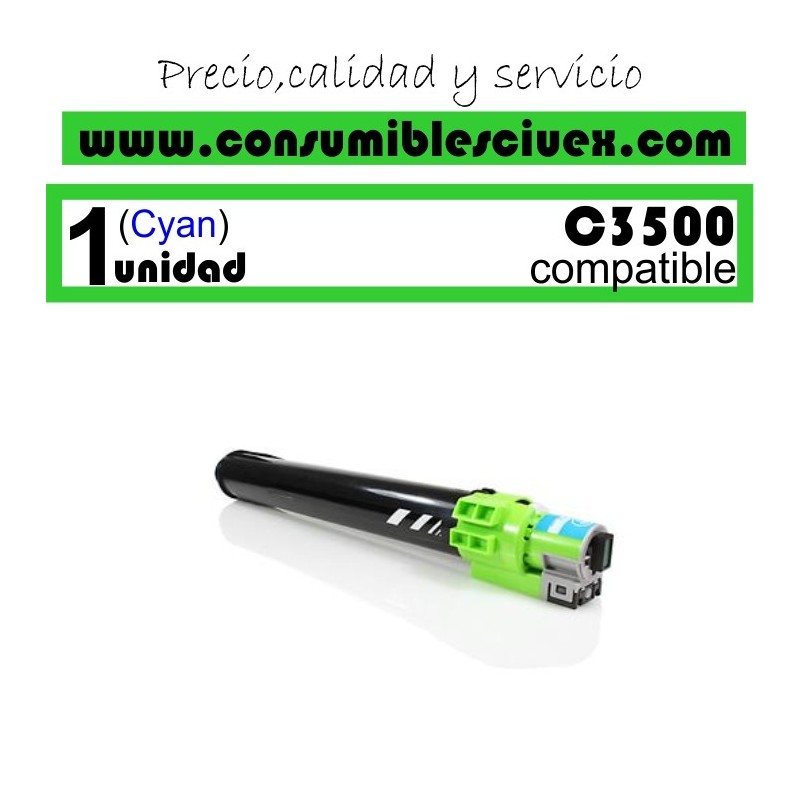 RICOH AFICIO MP-C3500/MP-C4500 CYAN CARTUCHO DE TONER GENERICO 884933/888611 RICOH AFICIO MP-C3500/MP-C4500 CYAN CARTUCHO DE TONER GENERICO 884933/888611