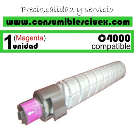 RICOH AFICIO MP-C4000/MP-C5000 MAGENTA CARTUCHO DE TONER GENERICO 842050/841458/841162