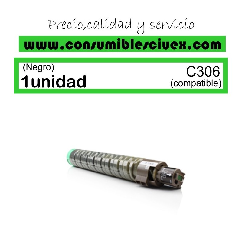 RICOH AFICIO MP-C306/MP-C406 NEGRO CARTUCHO DE TONER GENERICO 842095 RICOH AFICIO MP-C306/MP-C406 NEGRO CARTUCHO DE TONER GENERICO 842095