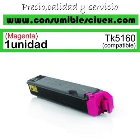 KYOCERA TK5160 MAGENTA CARTUCHO DE TONER GENERICO 1T02NTBNL0