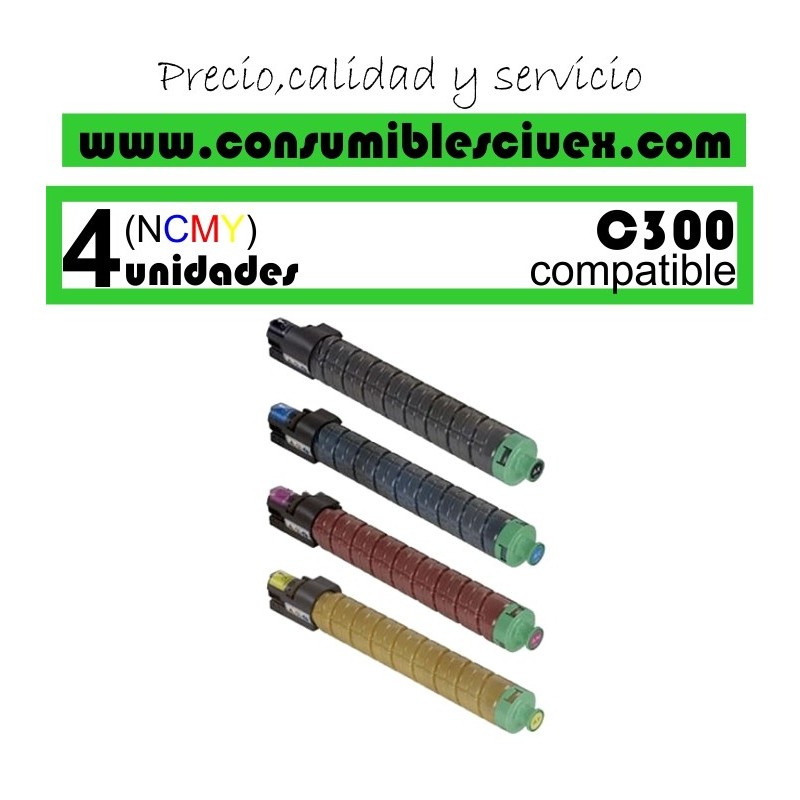 RICOH AFICIO MP-C300/MP-C400 NCMY CARTUCHO DE TONER GENERICO 841553/841302 RICOH AFICIO MP-C300/MP-C400 NCMY CARTUCHO DE TONER GENERICO 841553/841302