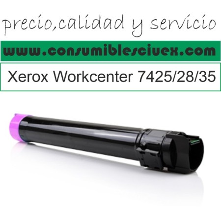 XEROX WORKCENTRE 7425/7428/7435 MAGENTA CARTUCHO DE TONER GENERICO